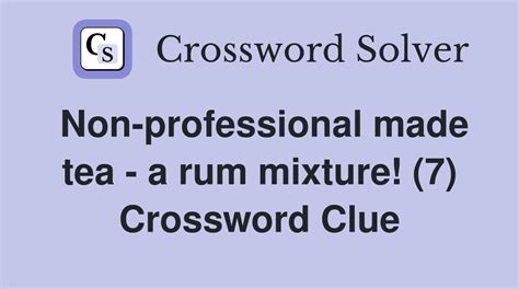 a non professional crossword clue